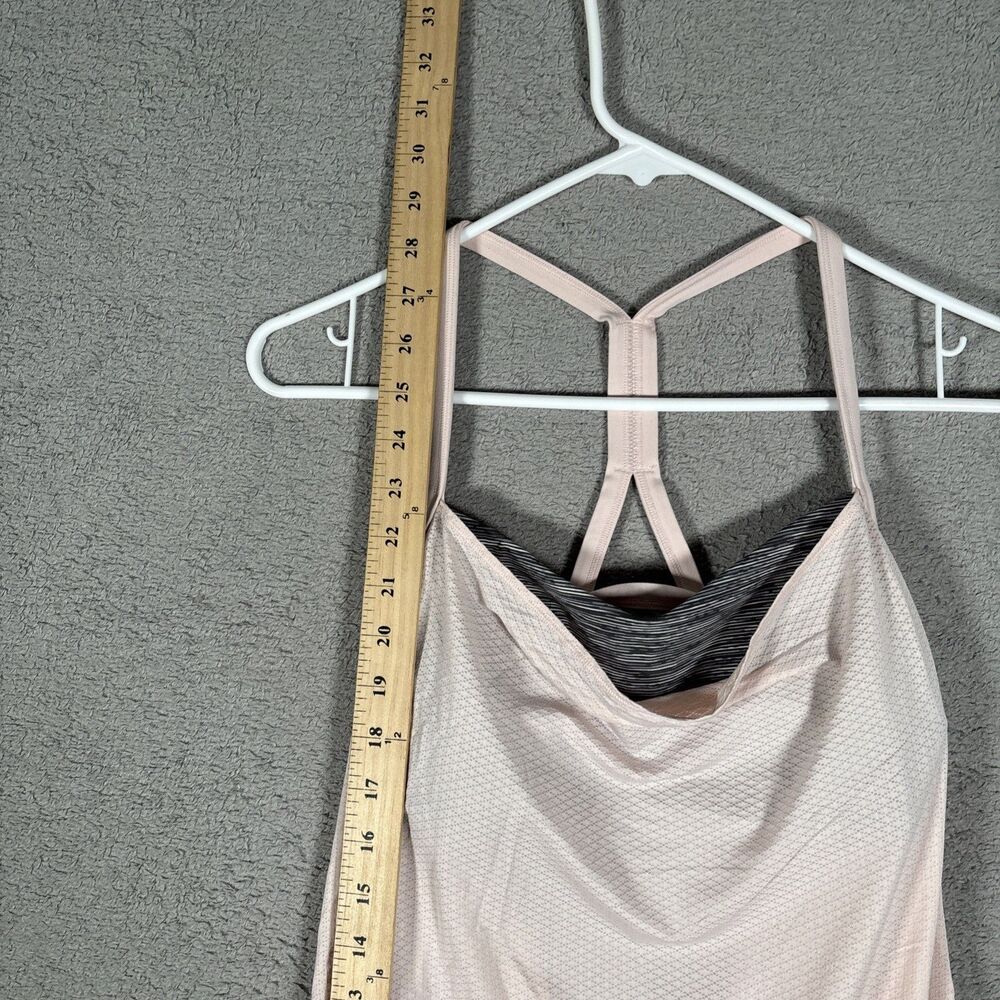 Lululemon C.Y.B Athletic Tank Top Women’s Size XS Pink Grey Yoga Workout‎ - Picture 4 of 10